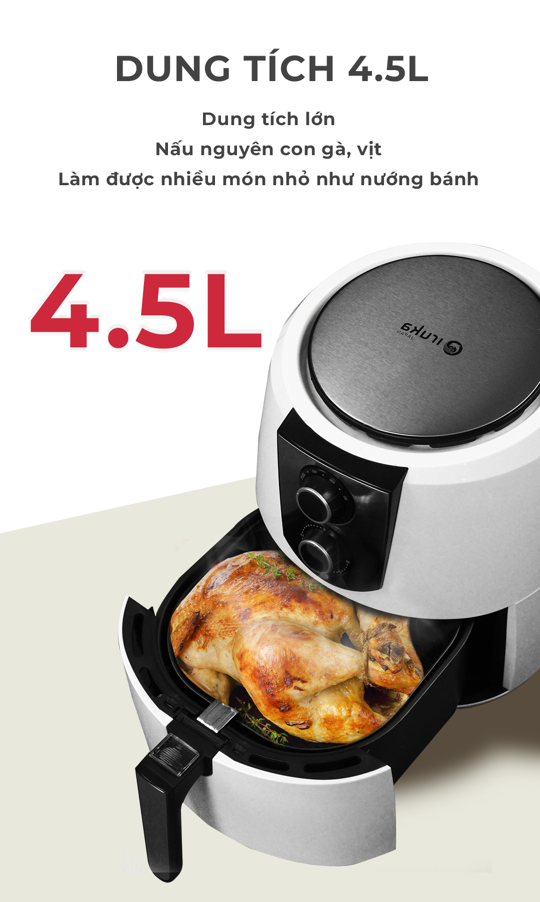 Nồi chiên không dầu Iruka I-67 | IRUKA